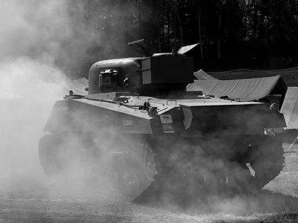 Tank at Chalke History Festival