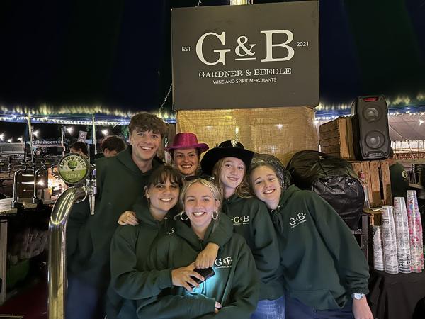 Bar staff Chalke History Festival