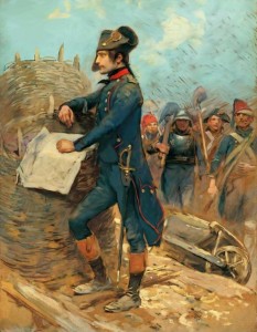 Napoleone all'Assedio di Tolone, da Edouard Detaille